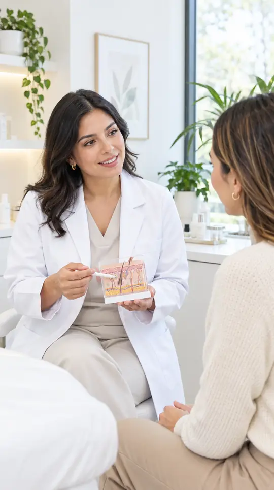 Ejemplo de reel para clínica: tu primera consulta